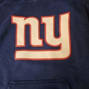 Kids Navy Blue 'ny' Logo Hoodie